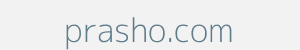 prasho.com Image of prasho.com