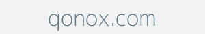 Image of qonox.com