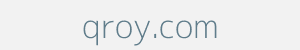 qroy.com Image of qroy.com