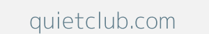 Image of quietclub.com