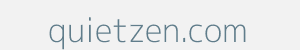 Image of quietzen.com