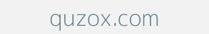 Image of quzox.com