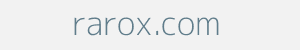 Image of rarox.com