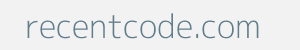Image of recentcode.com