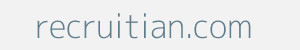 recruitian.com Image of recruitian.com