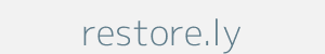Image of restore.ly