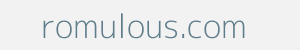 romulous.com Image of romulous.com