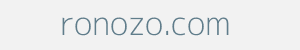 Image of ronozo.com