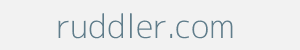 ruddler.com Image of ruddler.com