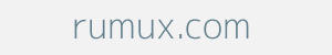 rumux.com Image of rumux.com