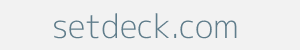 Image of setdeck.com
