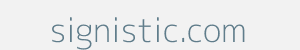 signistic.com Image of signistic.com