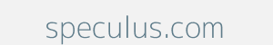 Image of speculus.com