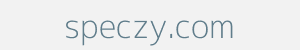 Image of speczy.com