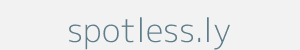 Image of spotless.ly