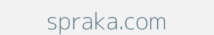 Image of spraka.com