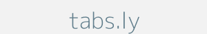 Image of tabs.ly