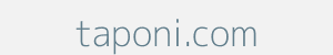 taponi.com Image of taponi.com