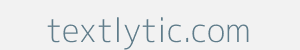 Image of textlytic.com