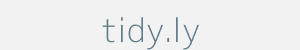 Image of tidy.ly