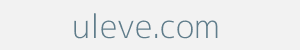 Image of uleve.com