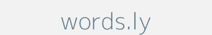 Image of words.ly