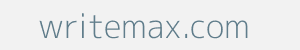Image of writemax.com
