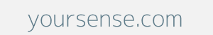 yoursense.com Image of yoursense.com
